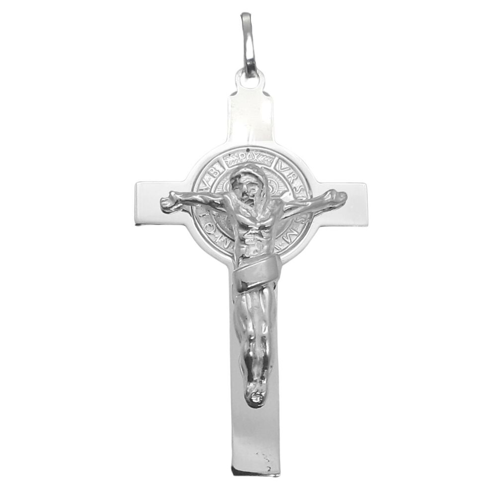 Sterling Silver Saint Benedicts Cross