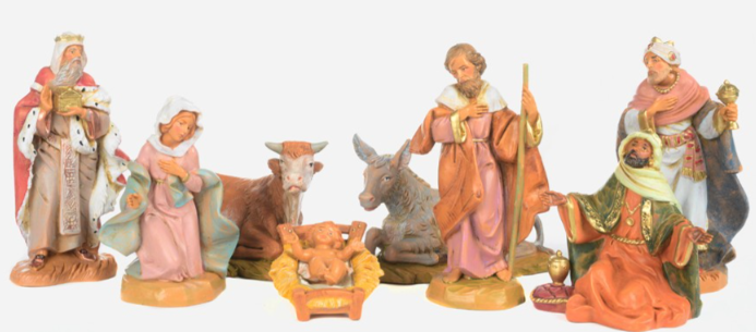 Nativity Set, 8 pieces, 12cm