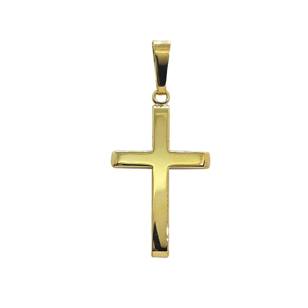 Simple 9ct gold Cross