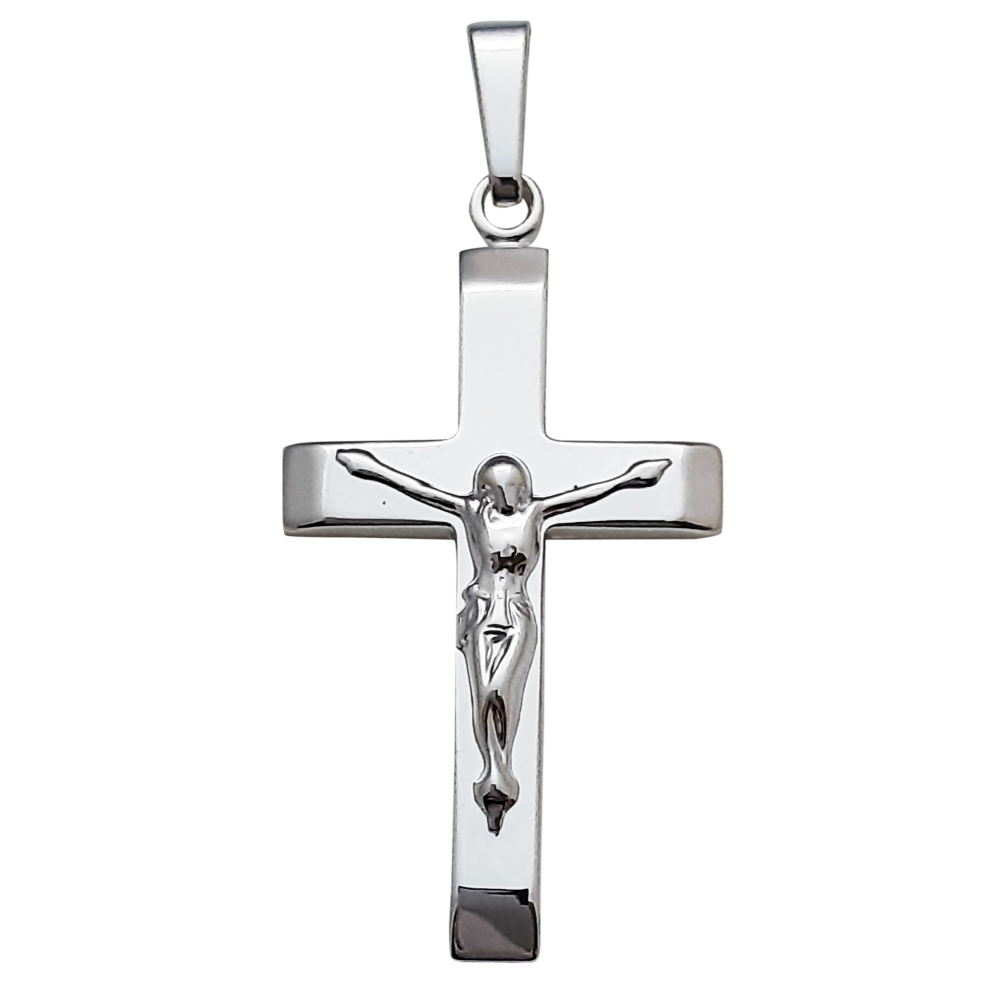 Sterling Silver 31mm Crucifix