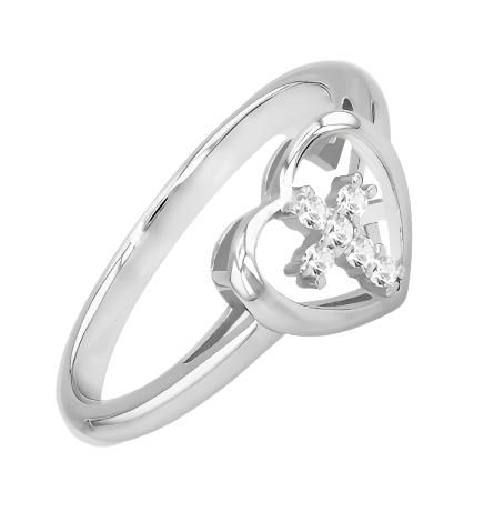 CZ Cross Ring