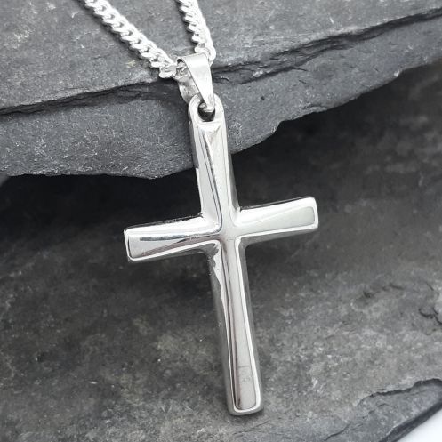 Sterling Silver Cross Medium 29mm
