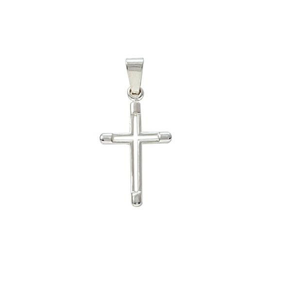 Silver Small Cross 18mm