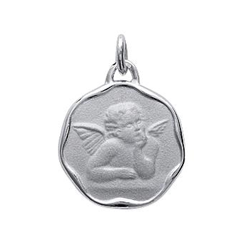 Silver Cherub Angel