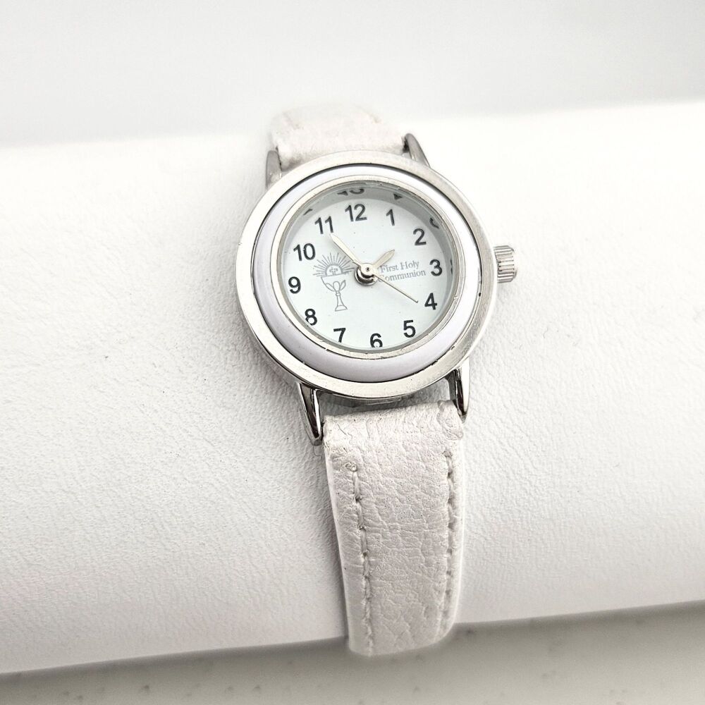 Girl's Silver Communion Watch