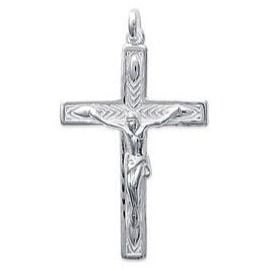 Sterling Silver 35mm Crucifix