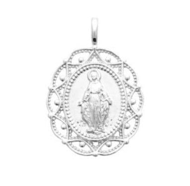 19mm Miraculous Ornate Medal