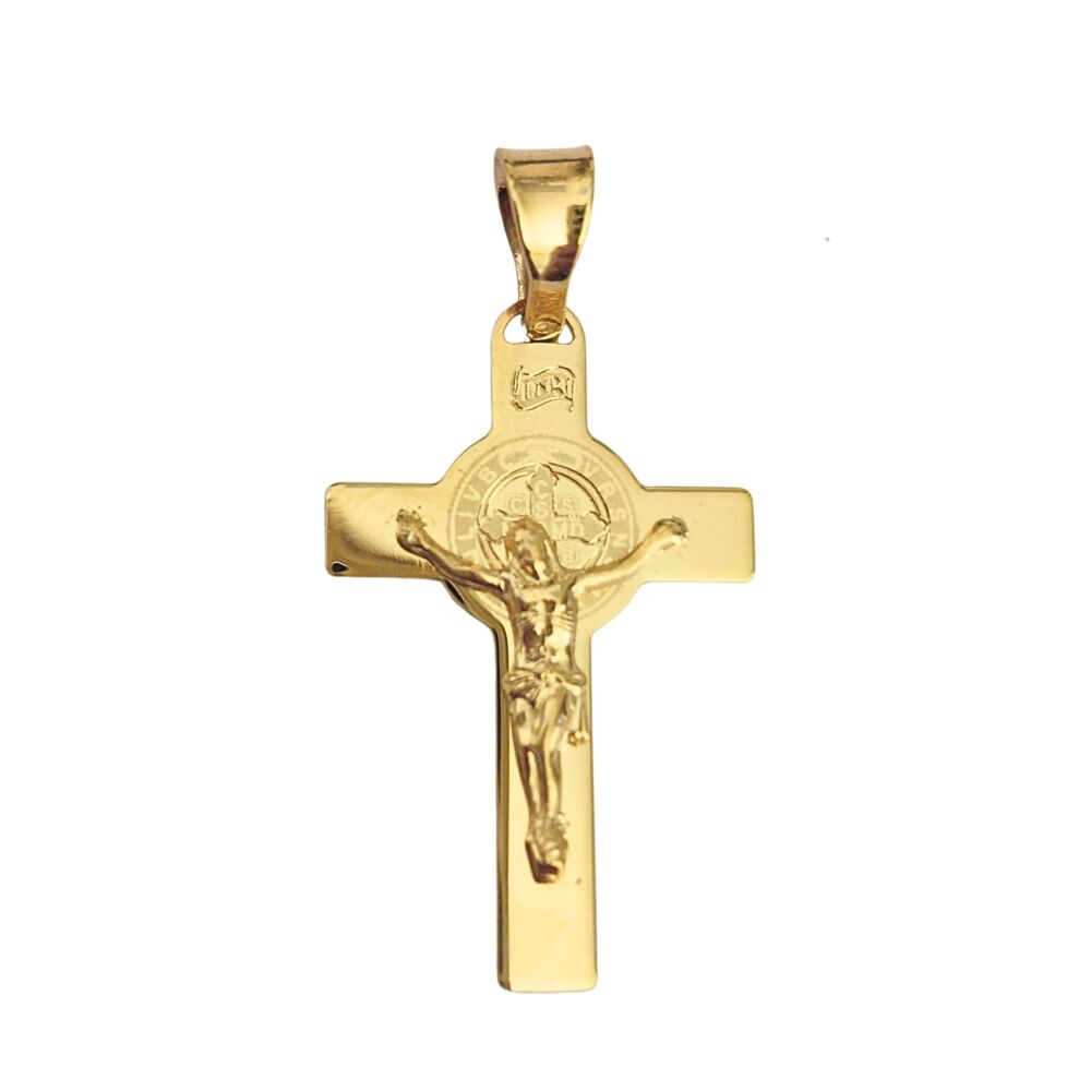9ct 25 mm Crucifix - Benedict