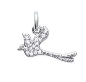 CZ Dove Pendant
