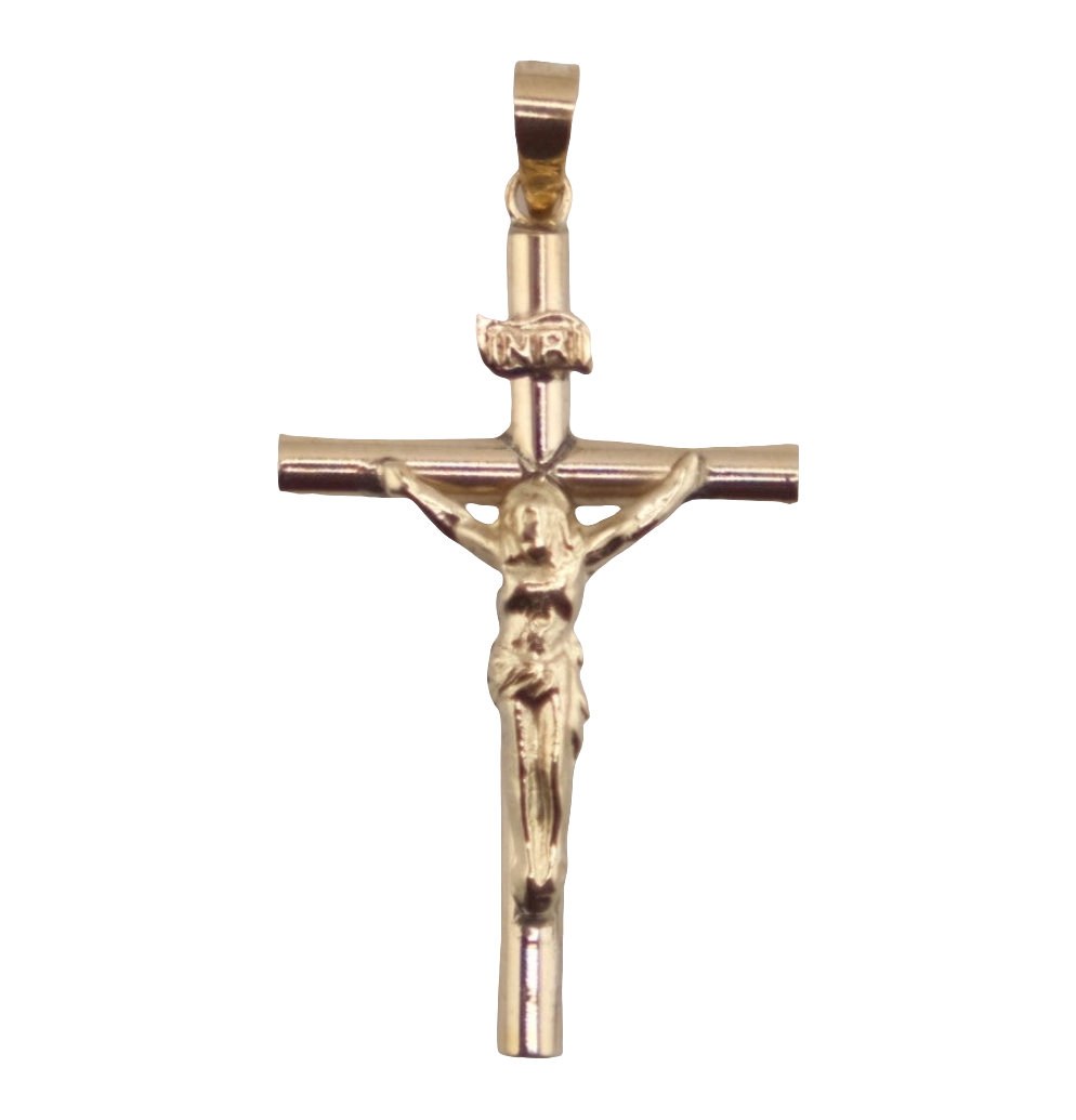 9ct 30mm INRI Crucifix