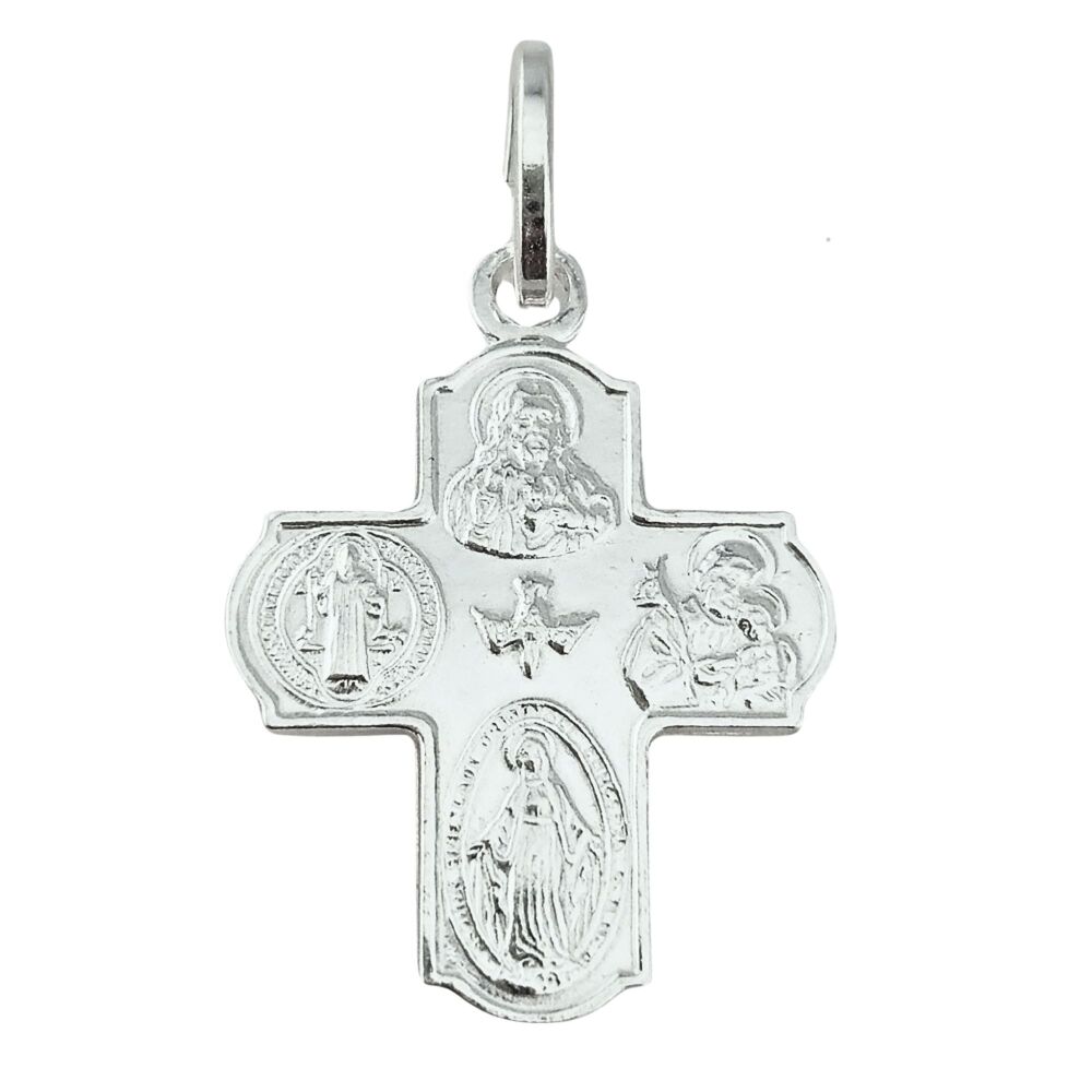 Sterling Silver Eight Way Cross