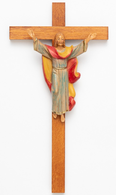 Risen Christ on Cross (25x13cm)