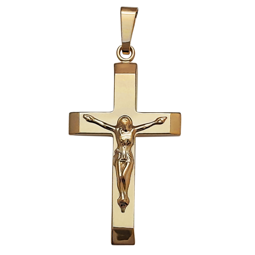 9ct Gold 31mm Crucifix