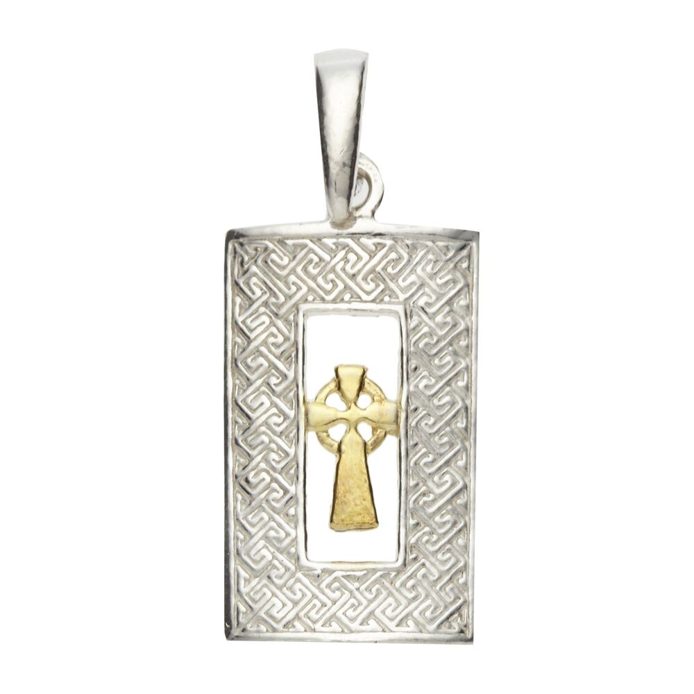 21mm Rectangle GP Celtic Cross