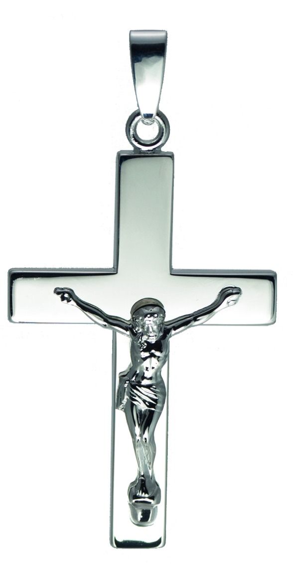 Over-sized gents crucifix