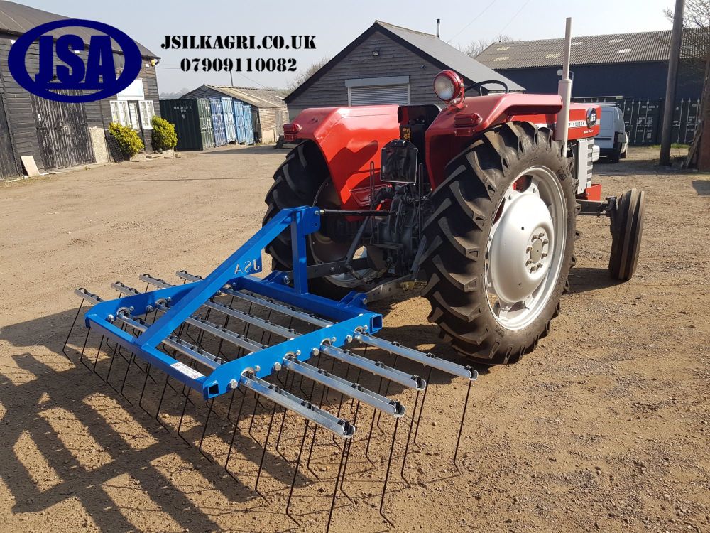 3 point linkage harrows 2.5m 50x7mm tines with galv tine holders