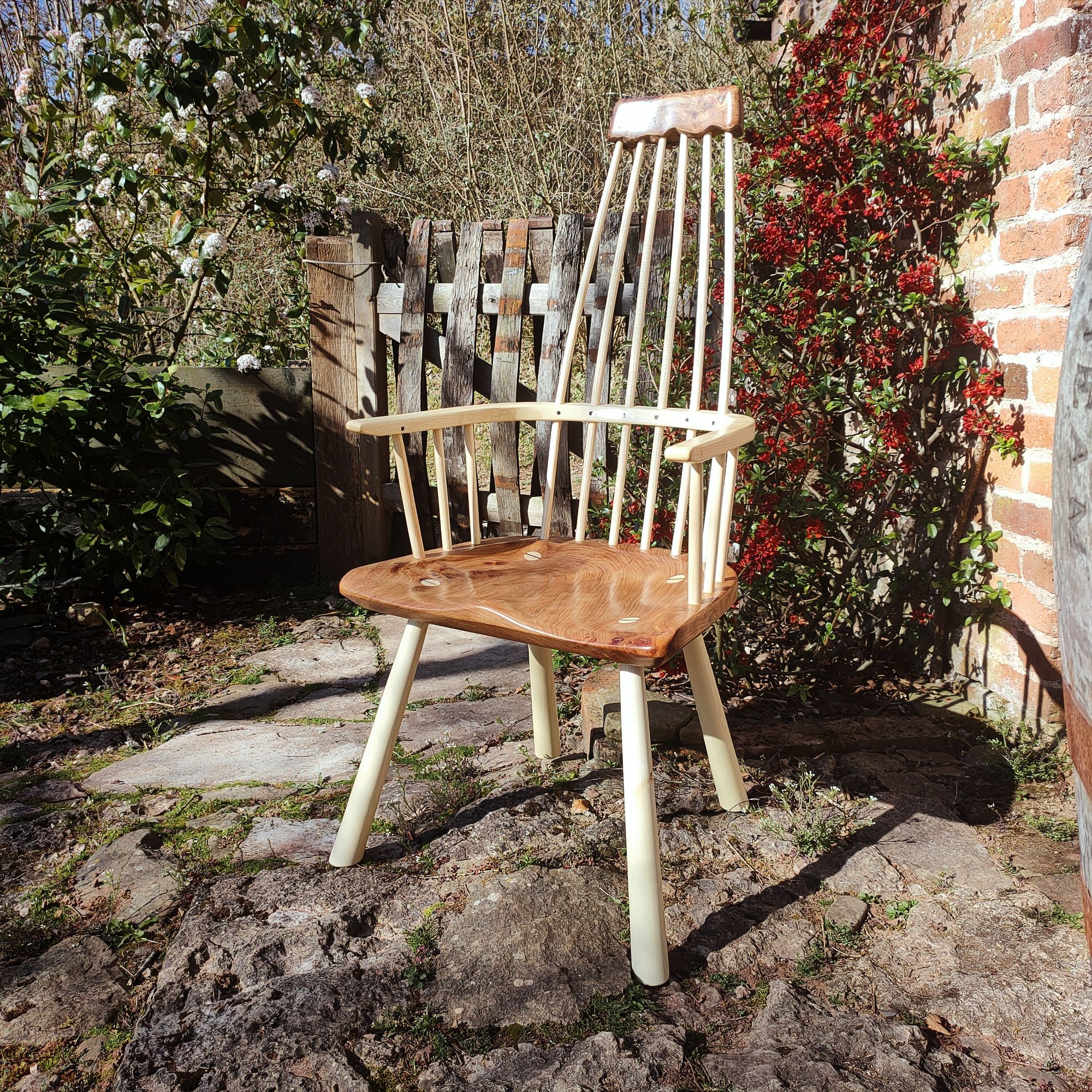 Elm welsh stick chair