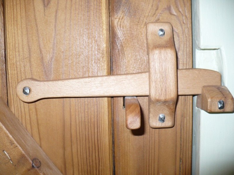 wooden door latch - available in various timbers &pound;30
