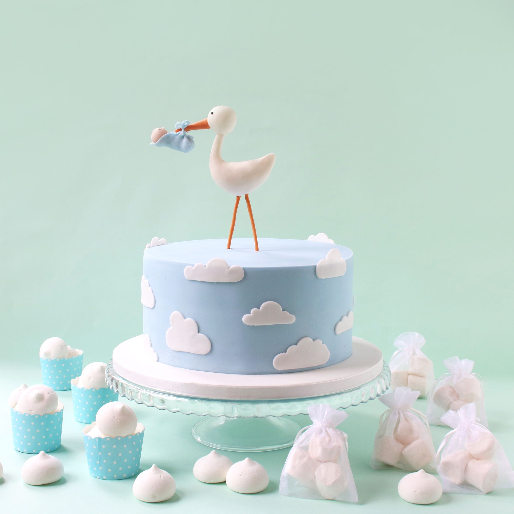 Newborn Girl or Boy Cake [CAKE030] - £35.99 | CakeSheffield.co.uk