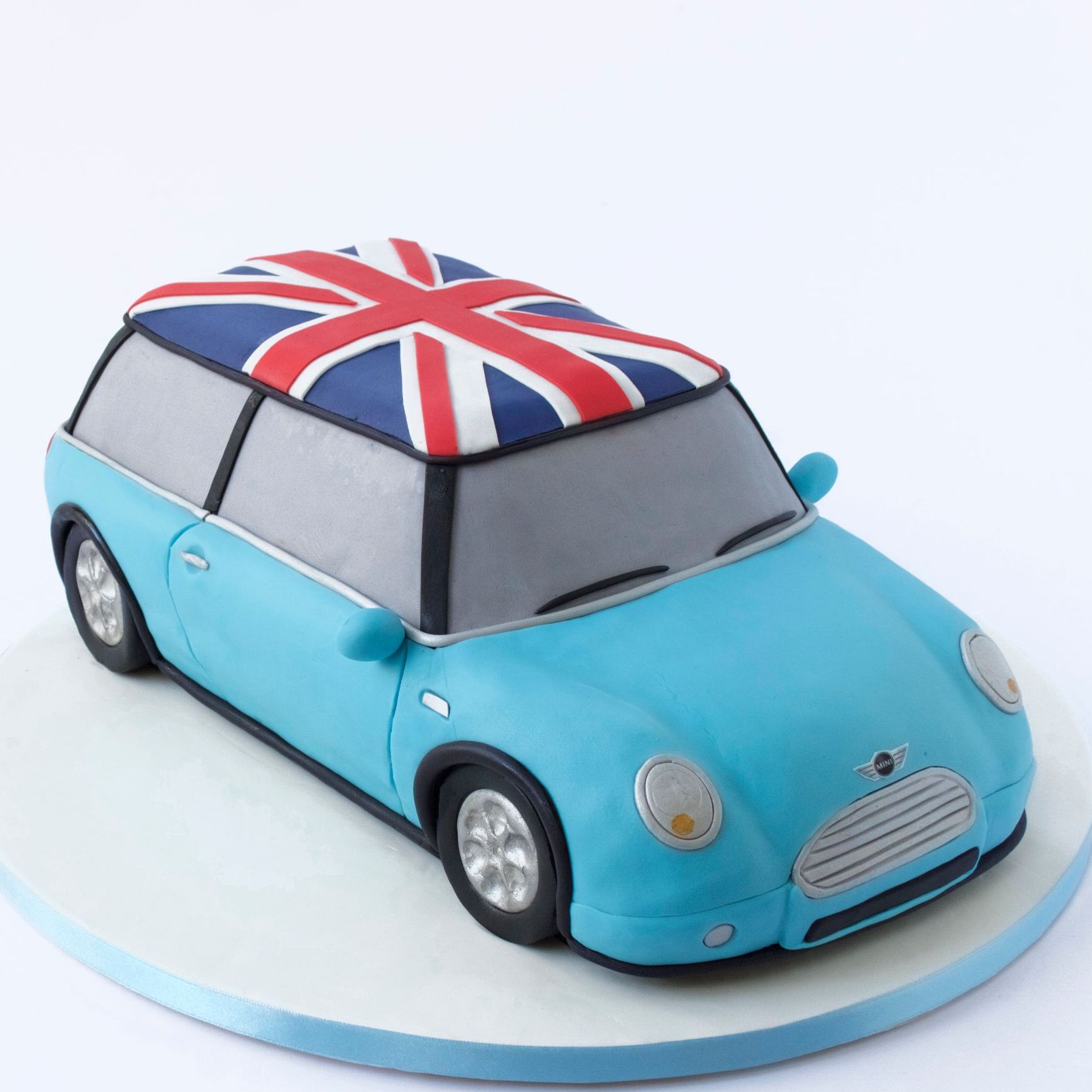 3D CAR CAKE MINI COOPER ROOF UK FLAG DESIGN jack Union Classic