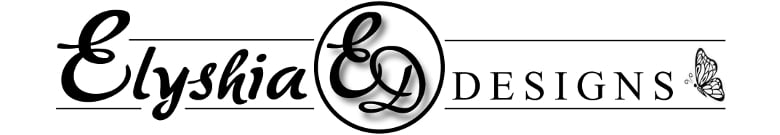 Elyshia Designs, site logo.
