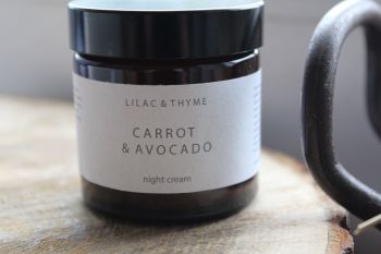 Carrot and Avocado Night Cream 60ml