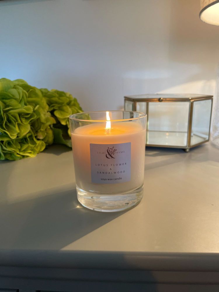 Lotus Flower and Sandalwood Candle 30cl