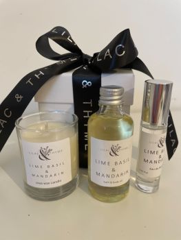 Candle, Perfume & Bath/Body Oil Gift Set