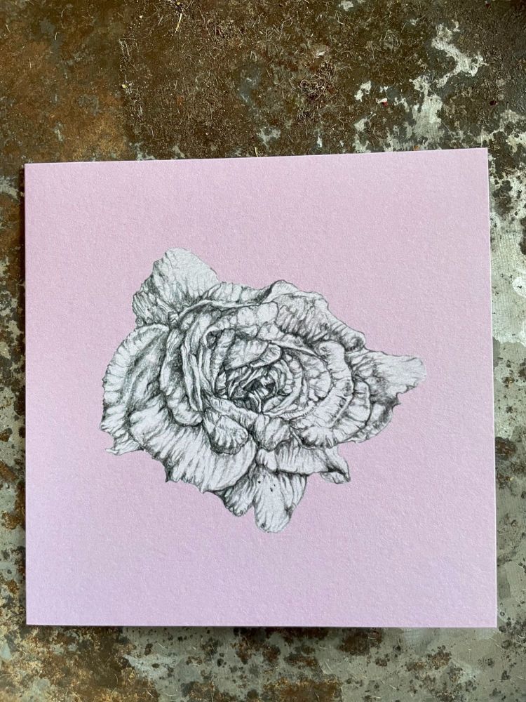 ROSE SCENTED GREETING CARD