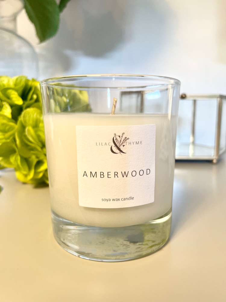 Amberwood Soya Wax Candle 30cl