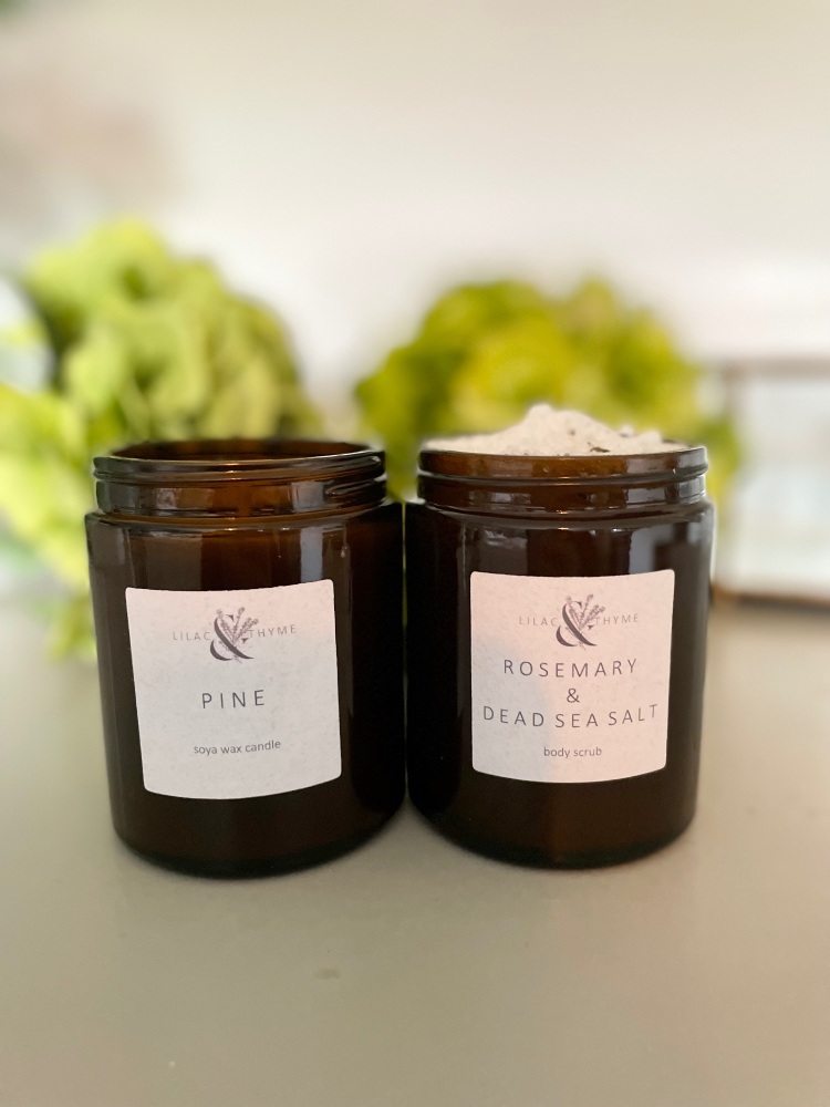 Rosemary & Dead Sea Salt Body Scrub