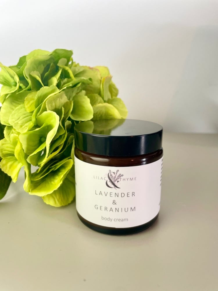 Lavender & Geranium Body Cream 120ml