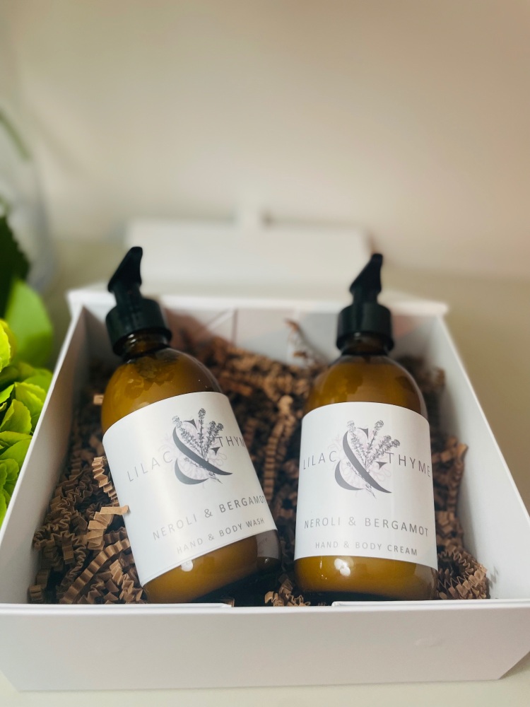 Hand & Body Wash & Cream Gift Set Bergamot &  Neroli