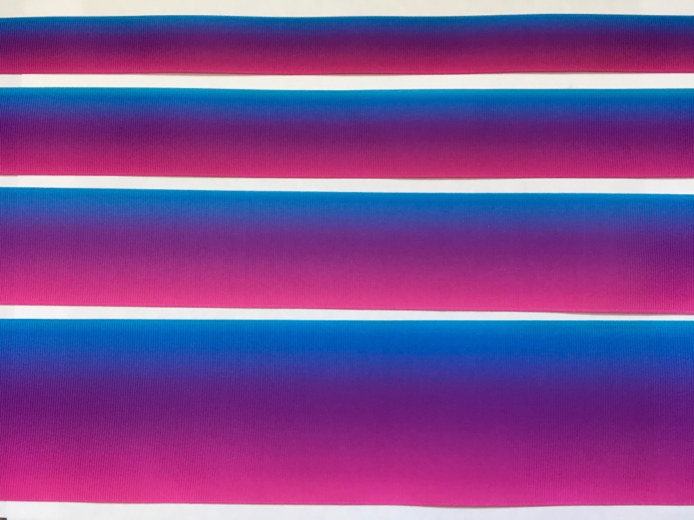 Blue/Purple/Pink Ombre Grosgrain Ribbon