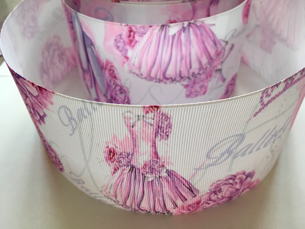 Pink Ballet Grosgrain Ribbon