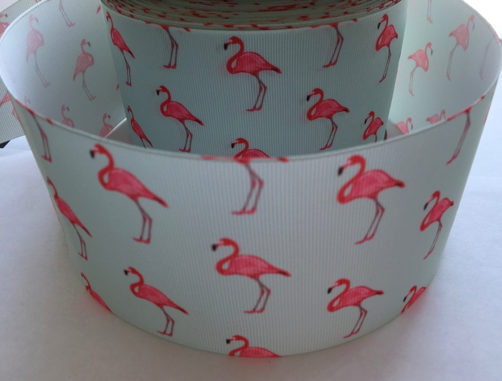 Flamingo Grosgrain Ribbon