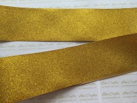 3" Yellow Gold Glitter (#660) Grosgrain Ribbon