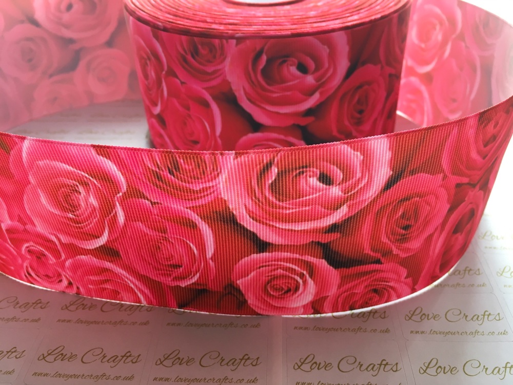 Rose Grosgrain Ribbon