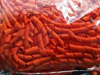 3/8" Torrid Orange Korker Ribbon - 7cm