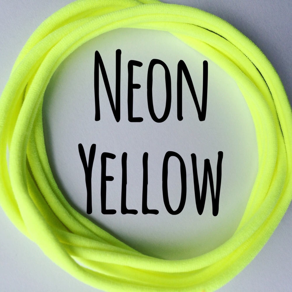 Pack of 5 Dainties - Neon Yellow