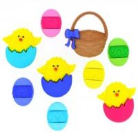 Dress It Up Buttons: Easter Basket