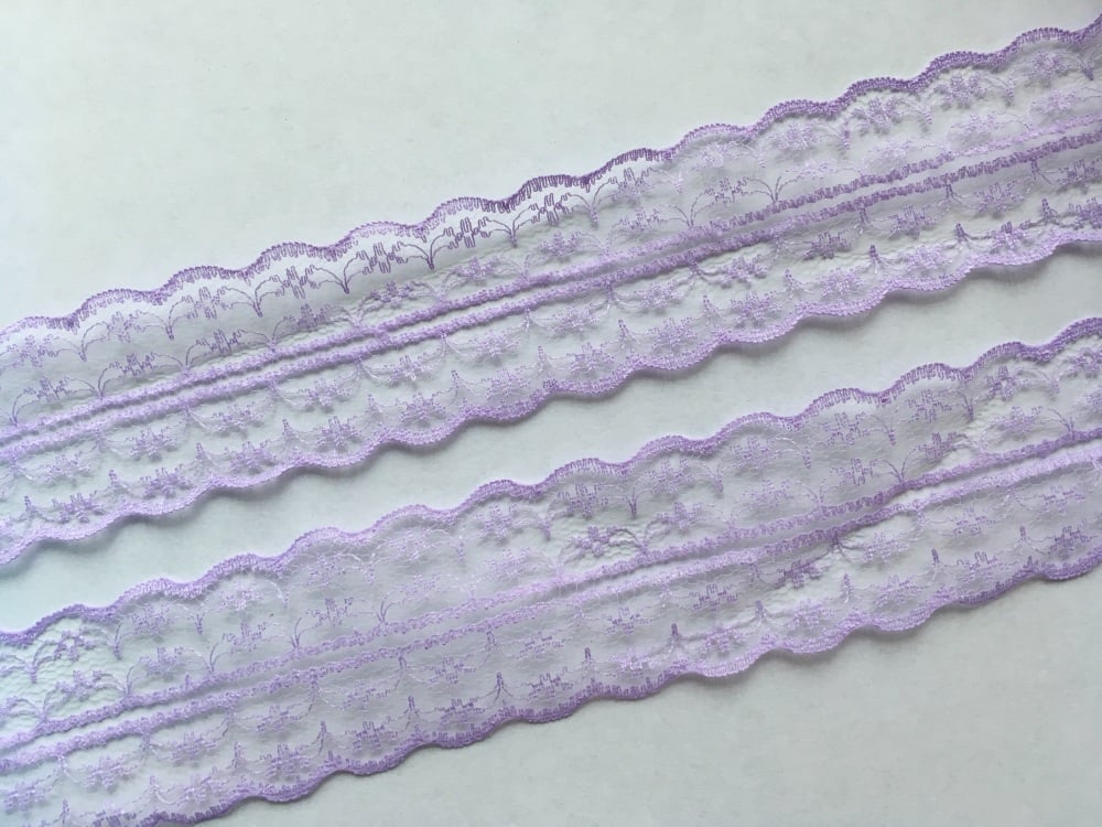 NEW 40mm Light Orchid Lace