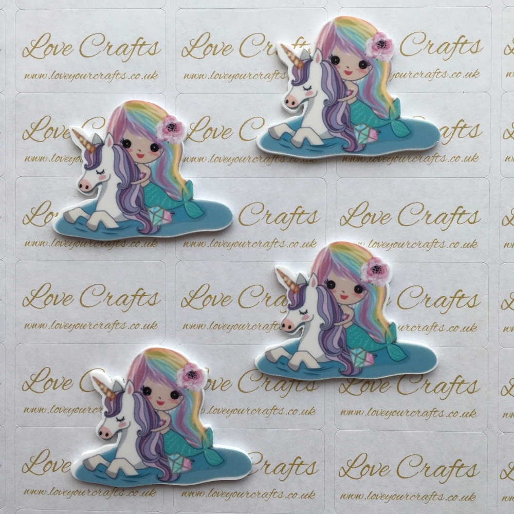 Mermaid & Unicorn Laser Resin
