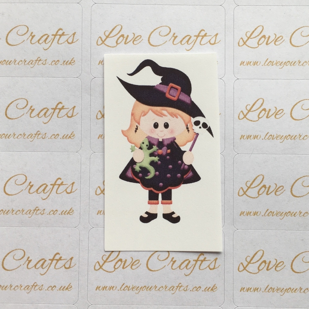 LC Ribbon Transfer - Halloween Witch