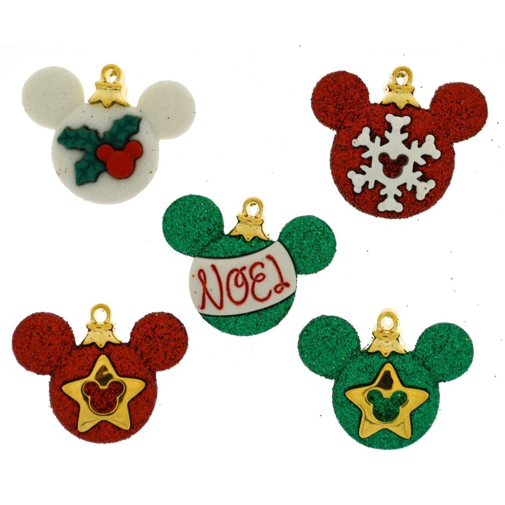 Dress It Up Buttons: Mickey Ornaments