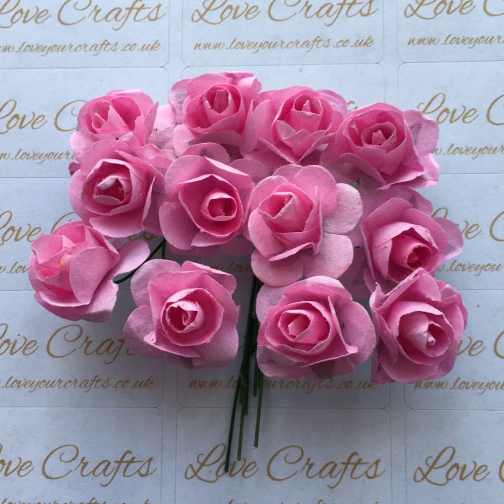 20mm Paper Flowers - Light Pink