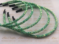 Green Glitter Headband