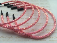 Light Pink Glitter Headband