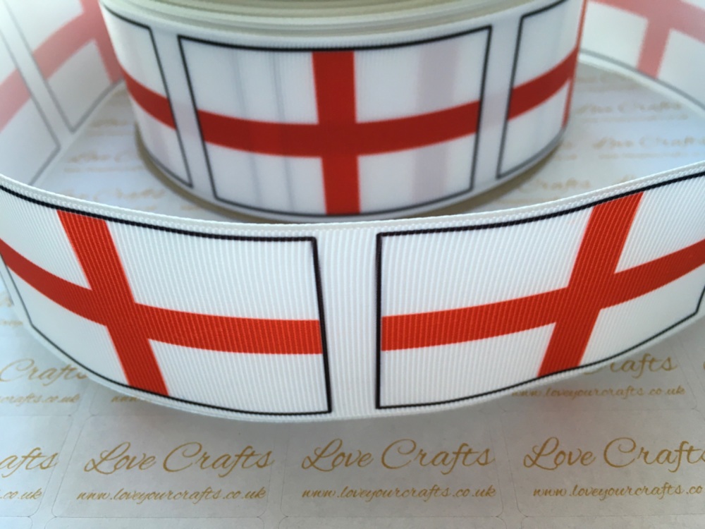 Flag - England Grosgrain Ribbon