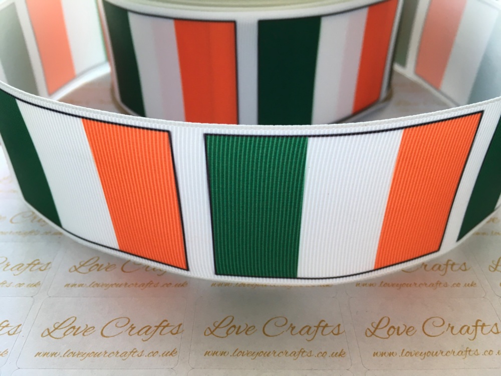 Flag - Ireland Grosgrain Ribbon